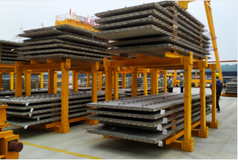 Double laminated plywood stacking rack